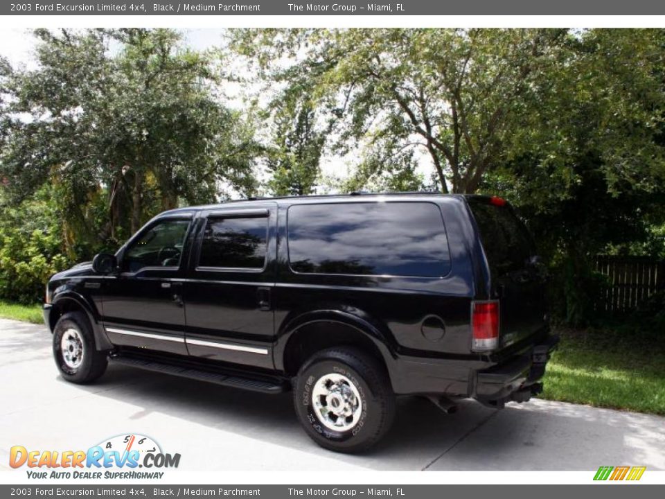 2003 Ford Excursion Limited 4x4 Black / Medium Parchment Photo #6