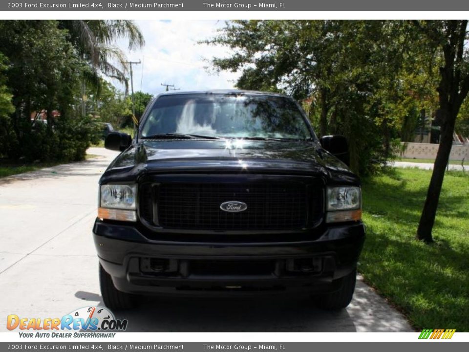 2003 Ford Excursion Limited 4x4 Black / Medium Parchment Photo #16