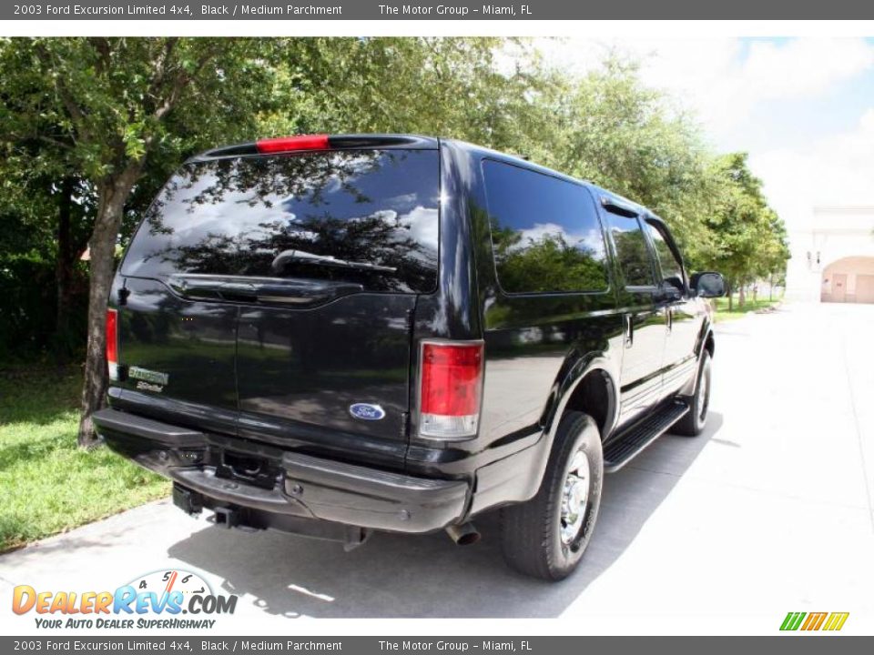 2003 Ford Excursion Limited 4x4 Black / Medium Parchment Photo #20