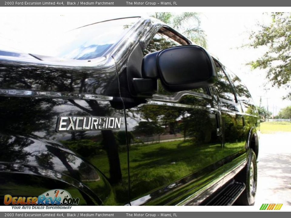 2003 Ford Excursion Limited 4x4 Black / Medium Parchment Photo #22