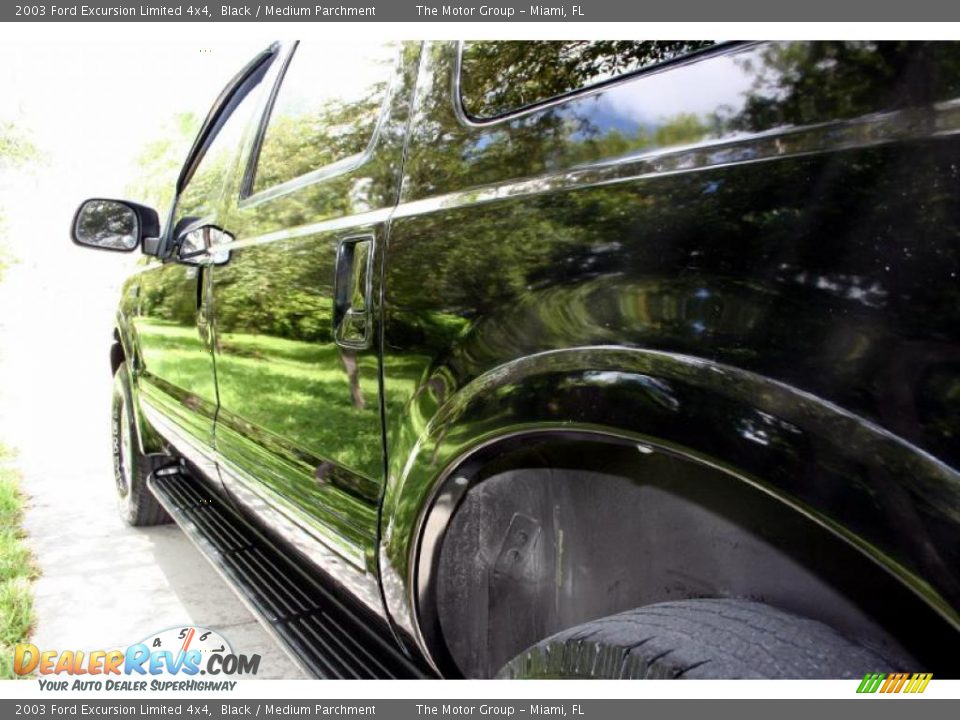 2003 Ford Excursion Limited 4x4 Black / Medium Parchment Photo #23