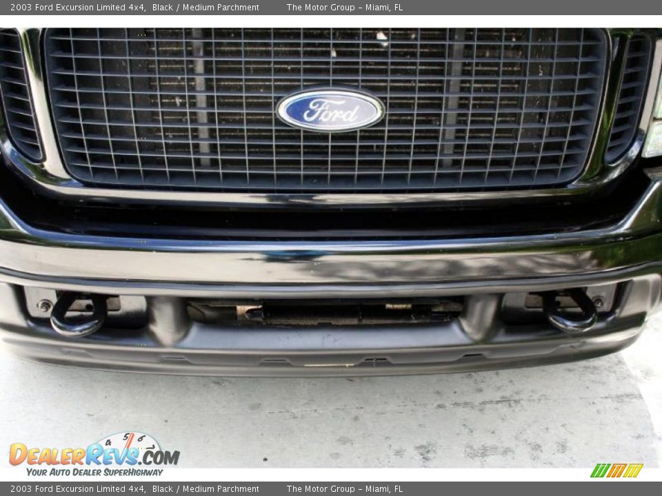 2003 Ford Excursion Limited 4x4 Black / Medium Parchment Photo #25