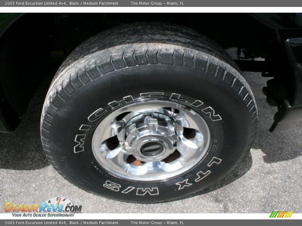 2003 Ford Excursion Limited 4x4 Black / Medium Parchment Photo #32