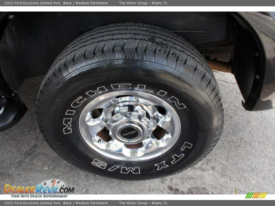 2003 Ford Excursion Limited 4x4 Black / Medium Parchment Photo #34