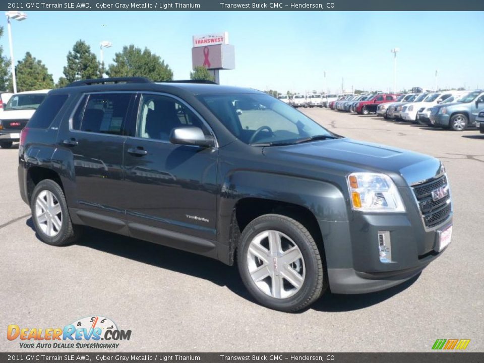 2011 GMC Terrain SLE AWD Cyber Gray Metallic / Light Titanium Photo #1
