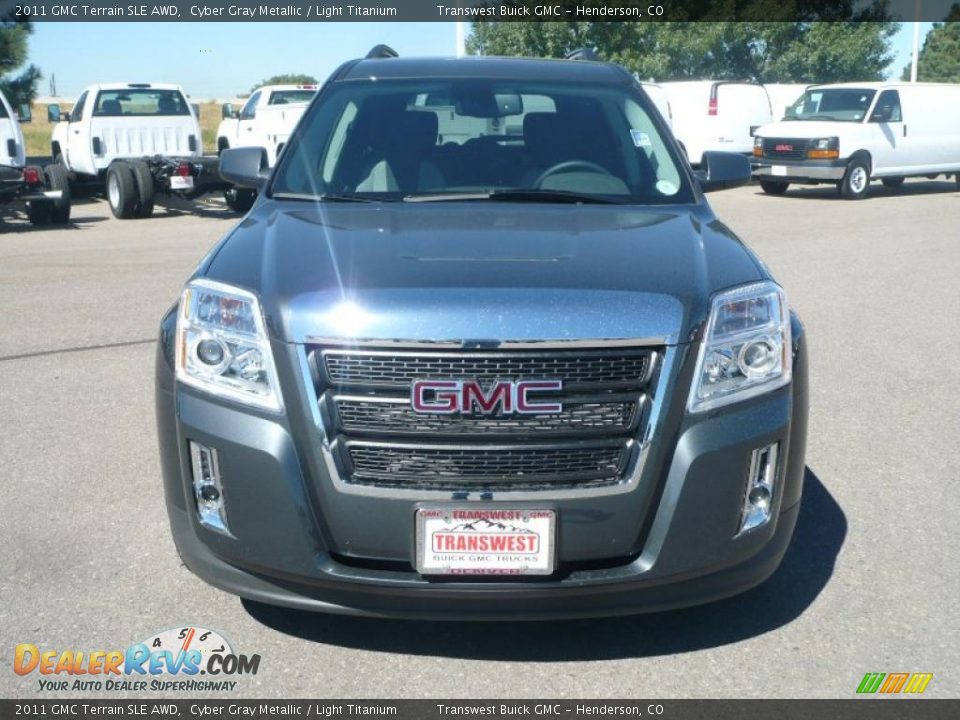 2011 GMC Terrain SLE AWD Cyber Gray Metallic / Light Titanium Photo #2