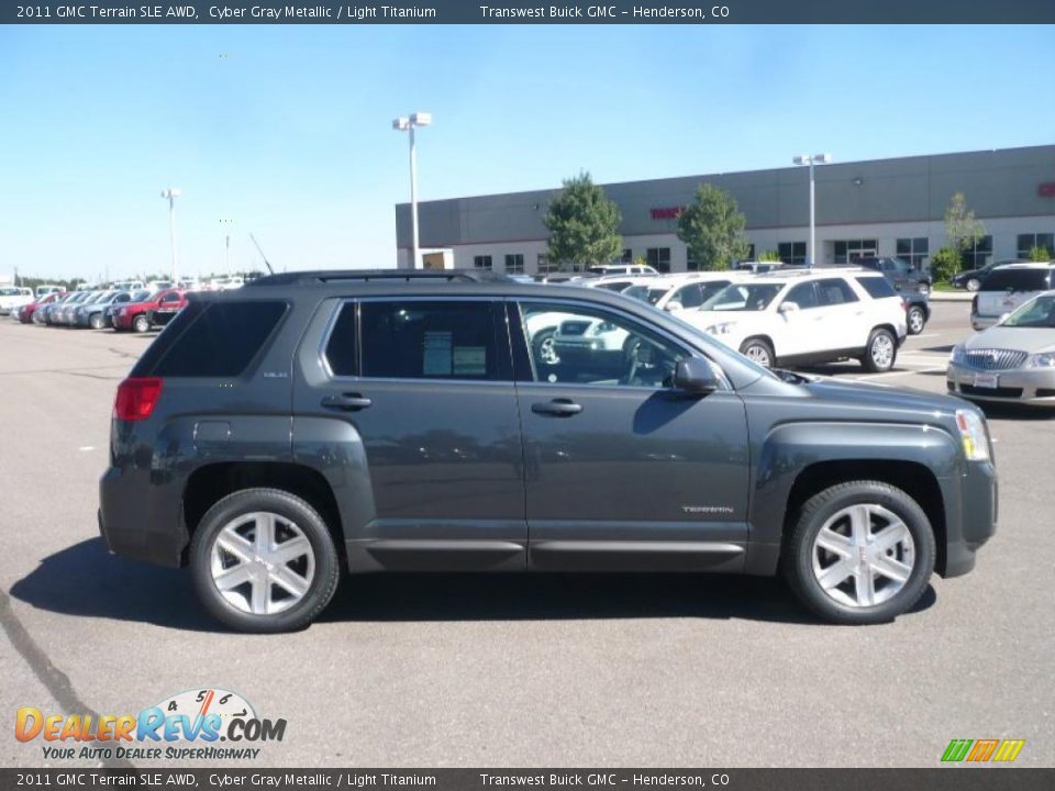 2011 GMC Terrain SLE AWD Cyber Gray Metallic / Light Titanium Photo #3