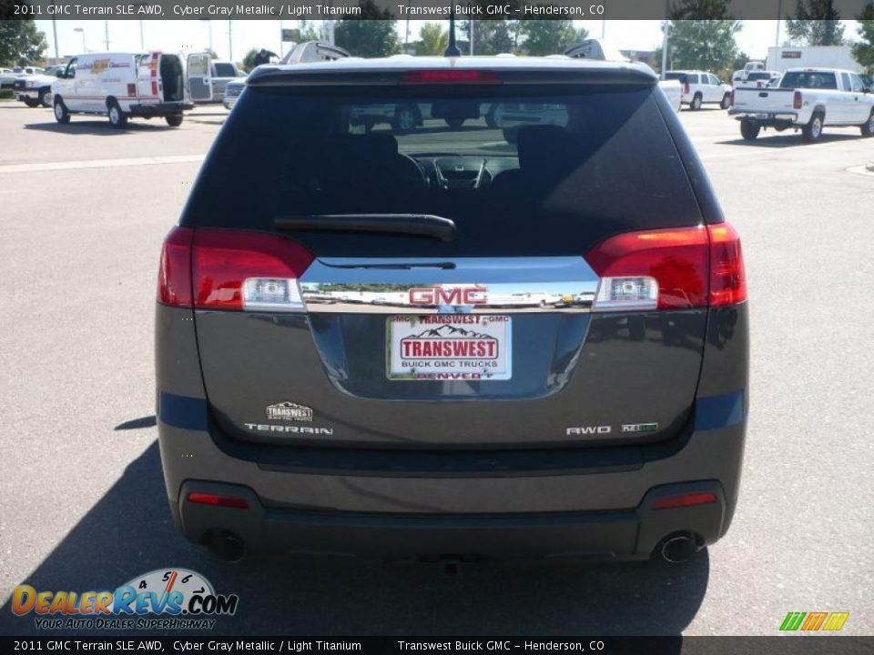 2011 GMC Terrain SLE AWD Cyber Gray Metallic / Light Titanium Photo #4