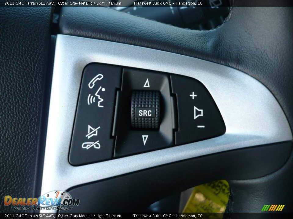 2011 GMC Terrain SLE AWD Cyber Gray Metallic / Light Titanium Photo #7