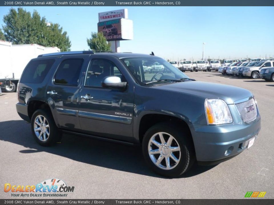 2008 GMC Yukon Denali AWD Stealth Gray Metallic / Ebony Photo #1