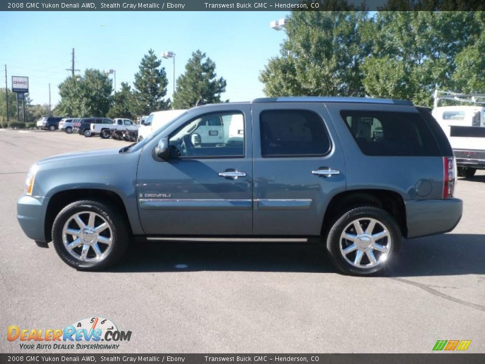 2008 GMC Yukon Denali AWD Stealth Gray Metallic / Ebony Photo #5