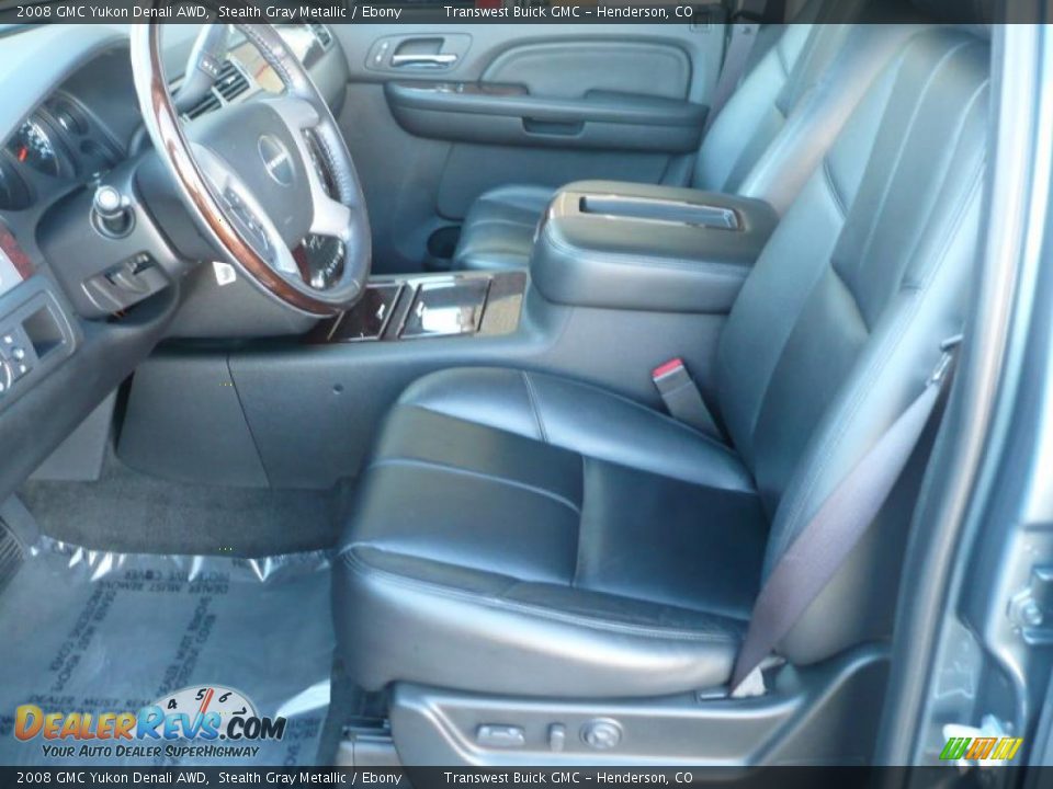 2008 GMC Yukon Denali AWD Stealth Gray Metallic / Ebony Photo #11