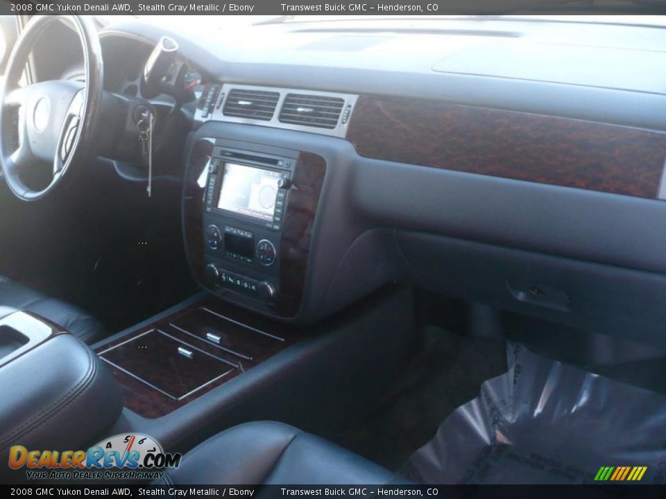 2008 GMC Yukon Denali AWD Stealth Gray Metallic / Ebony Photo #14
