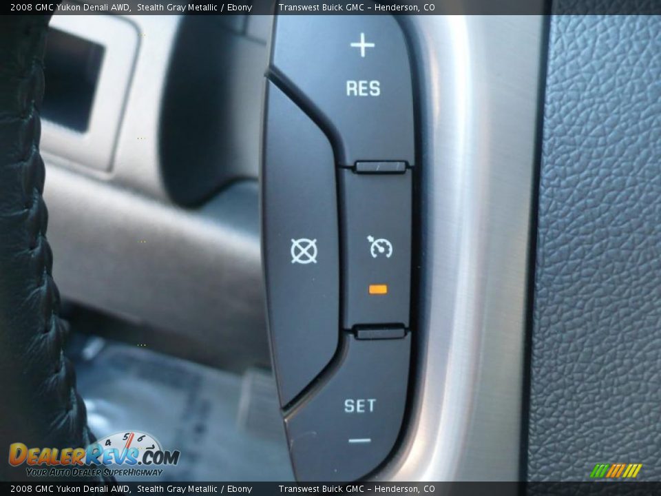 2008 GMC Yukon Denali AWD Stealth Gray Metallic / Ebony Photo #18
