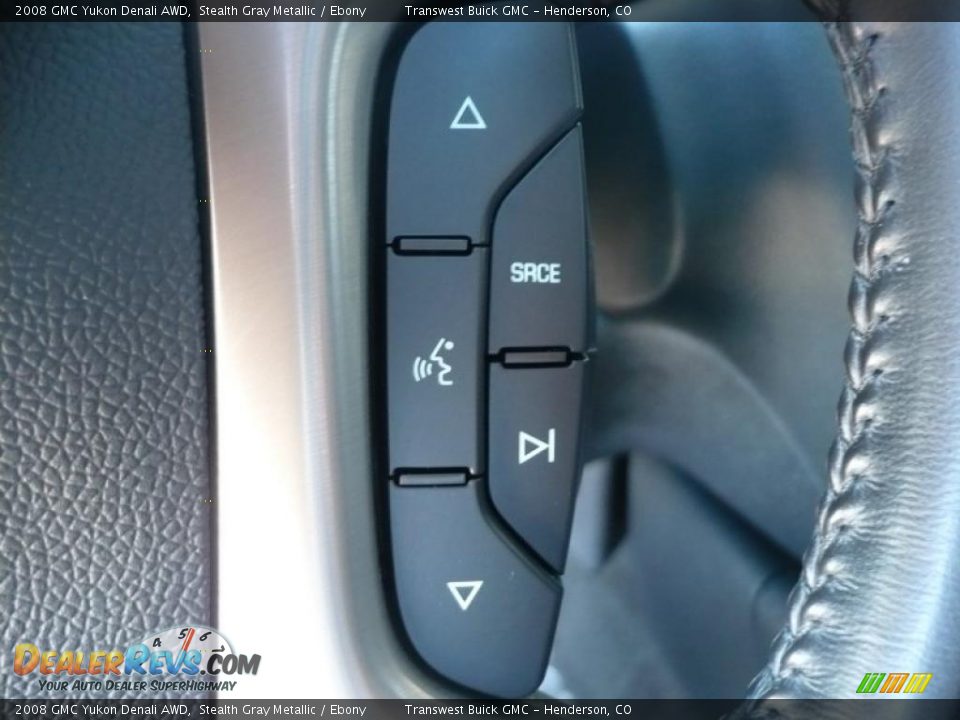 2008 GMC Yukon Denali AWD Stealth Gray Metallic / Ebony Photo #19