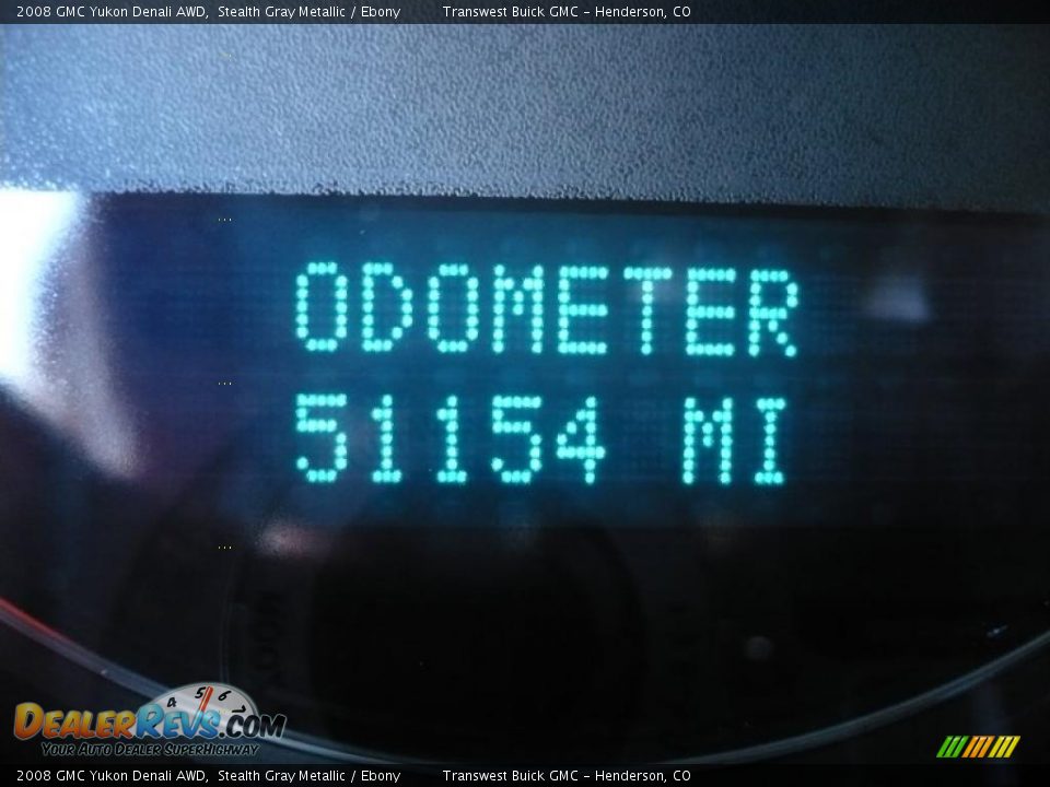 2008 GMC Yukon Denali AWD Stealth Gray Metallic / Ebony Photo #26