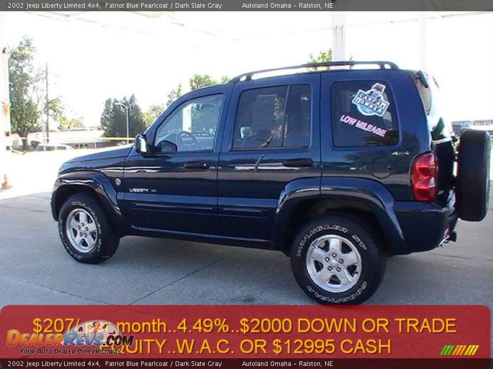 2002 Jeep Liberty Limited 4x4 Patriot Blue Pearlcoat / Dark Slate Gray Photo #1