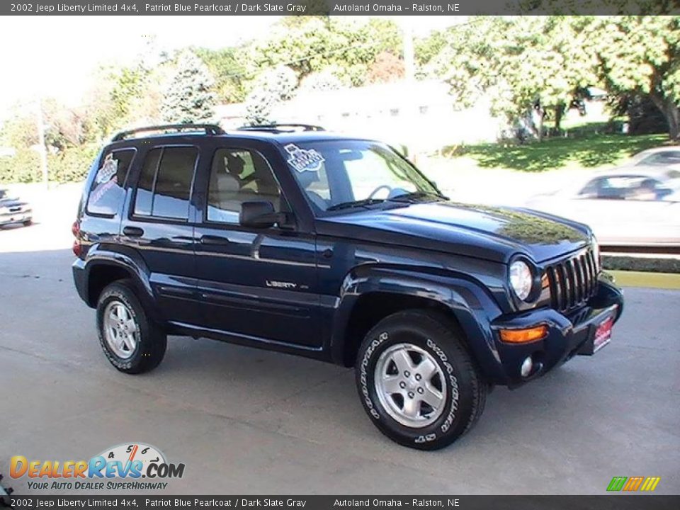 2002 Jeep Liberty Limited 4x4 Patriot Blue Pearlcoat / Dark Slate Gray Photo #12