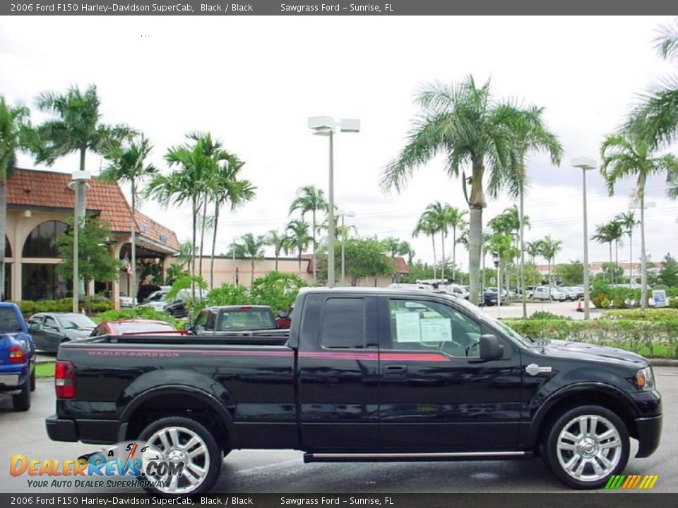 2006 Ford F150 Harley-Davidson SuperCab Black / Black Photo #5