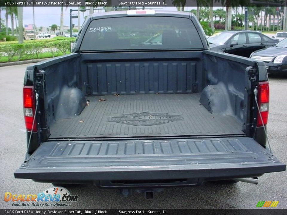 2006 Ford F150 Harley-Davidson SuperCab Black / Black Photo #8