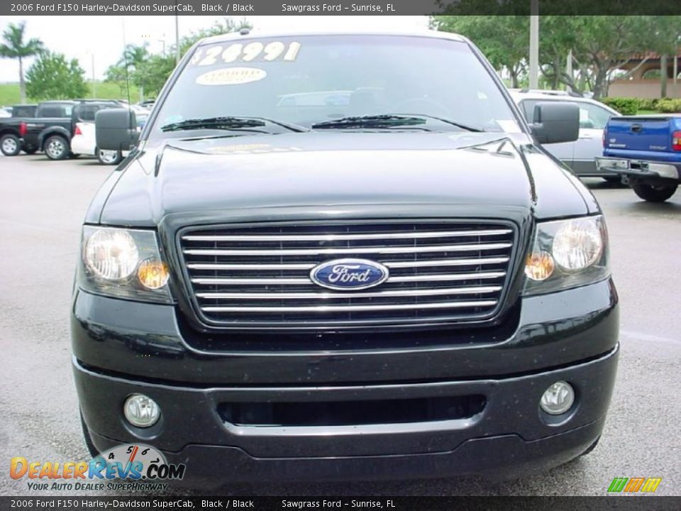 2006 Ford F150 Harley-Davidson SuperCab Black / Black Photo #15