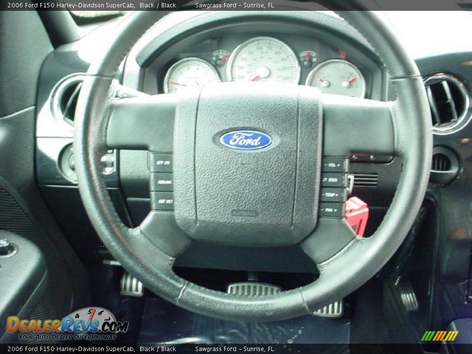 2006 Ford F150 Harley-Davidson SuperCab Black / Black Photo #24