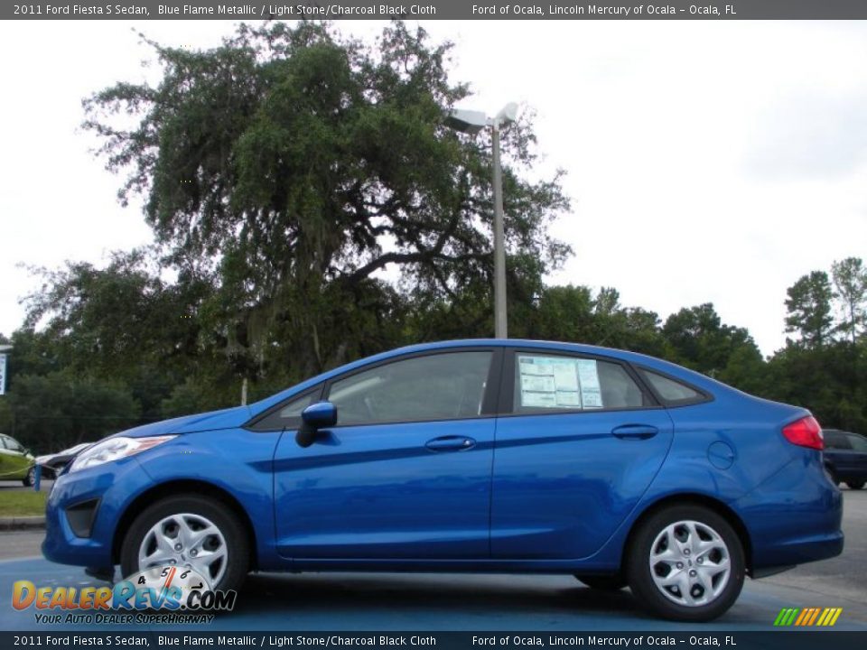 Blue Flame Metallic 2011 Ford Fiesta S Sedan Photo #2