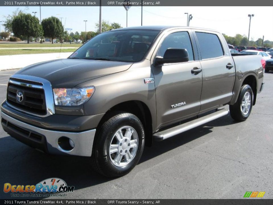 2011 Toyota Tundra CrewMax 4x4 Pyrite Mica / Black Photo #3