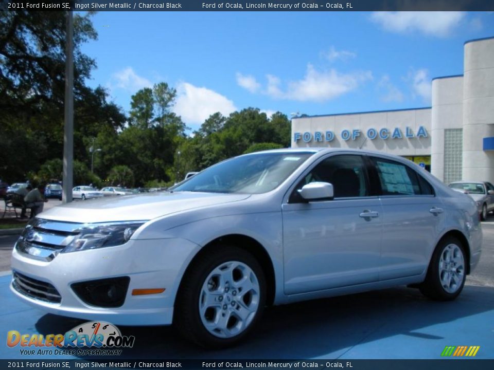 2011 Ford Fusion SE Ingot Silver Metallic / Charcoal Black Photo #1