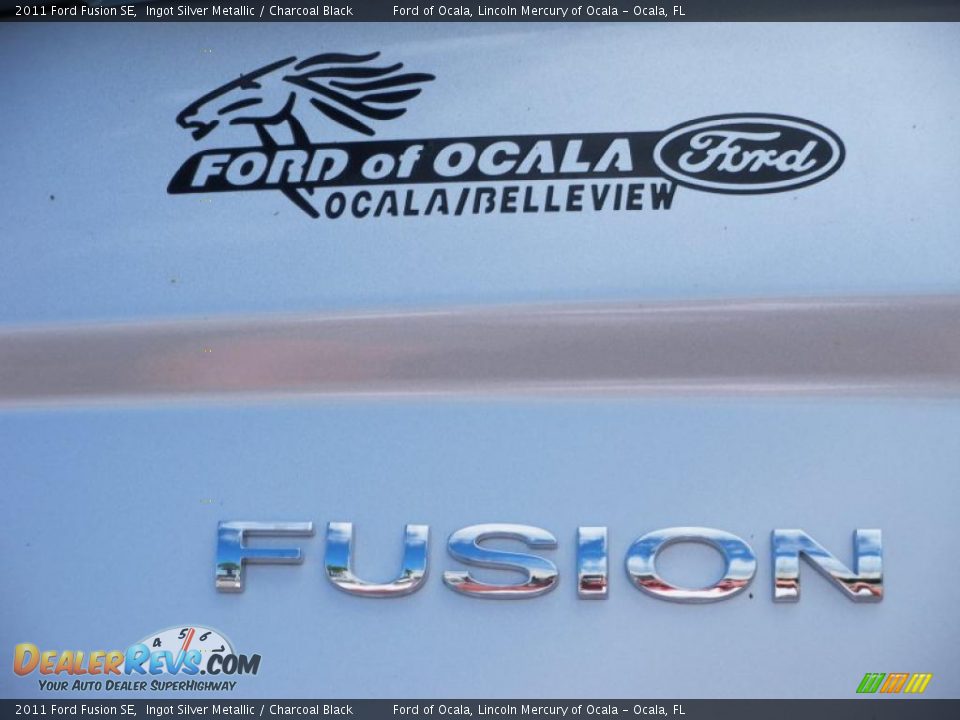 2011 Ford Fusion SE Ingot Silver Metallic / Charcoal Black Photo #4