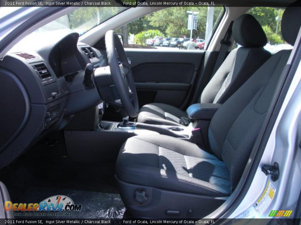 2011 Ford Fusion SE Ingot Silver Metallic / Charcoal Black Photo #5