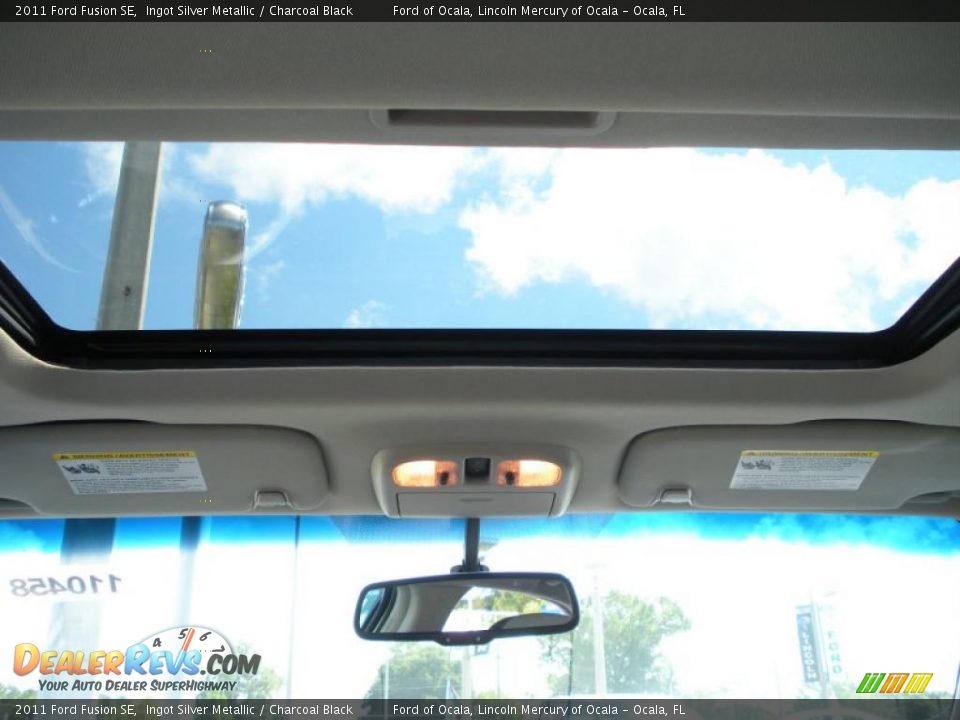 2011 Ford Fusion SE Ingot Silver Metallic / Charcoal Black Photo #8