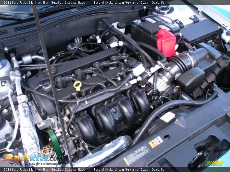 2011 Ford Fusion SE Ingot Silver Metallic / Charcoal Black Photo #12