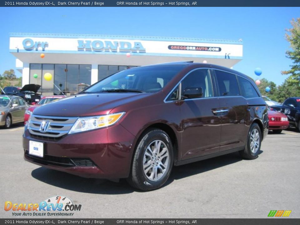 2011 Honda odyssey ex-l dark cherry pearl #6