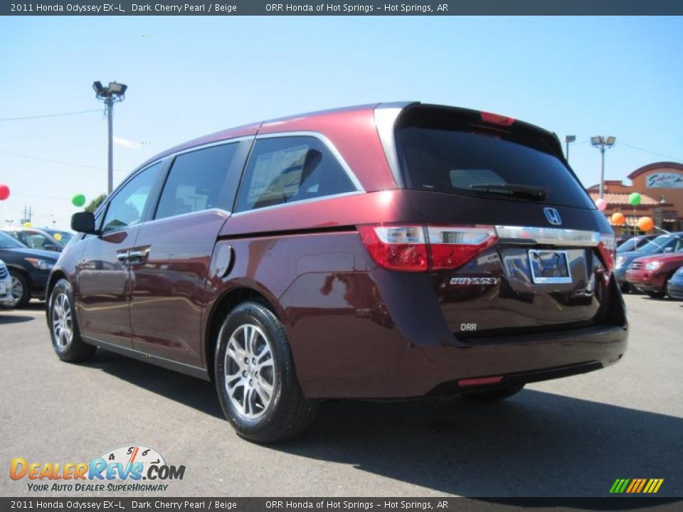 2011 Honda odyssey ex-l dark cherry pearl #7