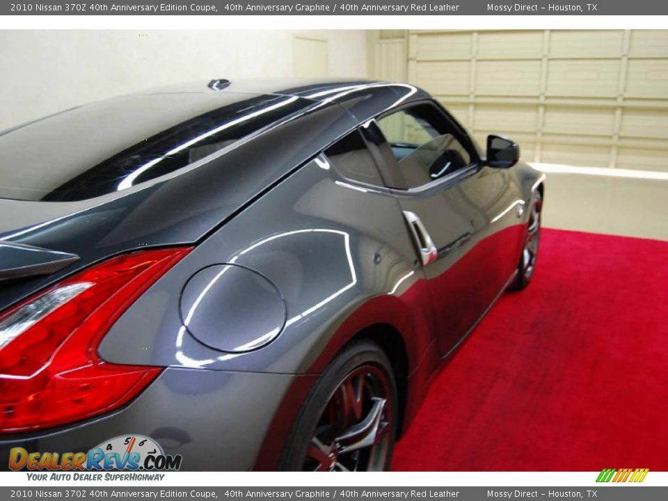 2010 Nissan 370Z 40th Anniversary Edition Coupe 40th Anniversary Graphite / 40th Anniversary Red Leather Photo #6