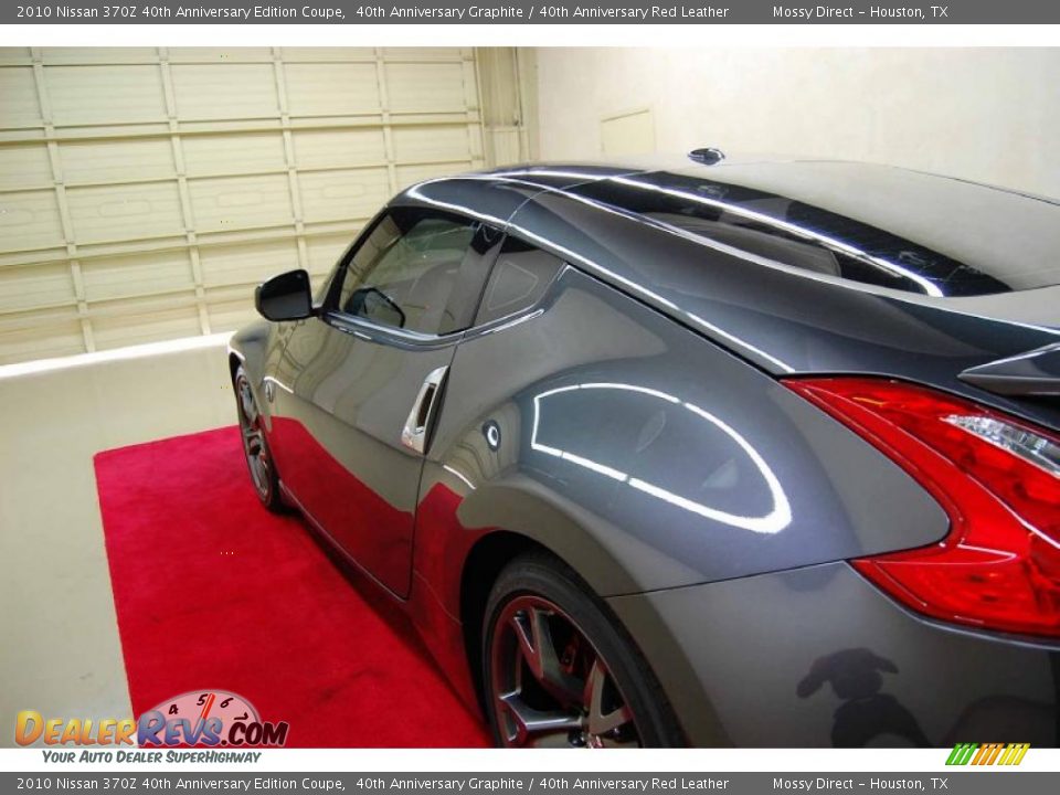 2010 Nissan 370Z 40th Anniversary Edition Coupe 40th Anniversary Graphite / 40th Anniversary Red Leather Photo #8