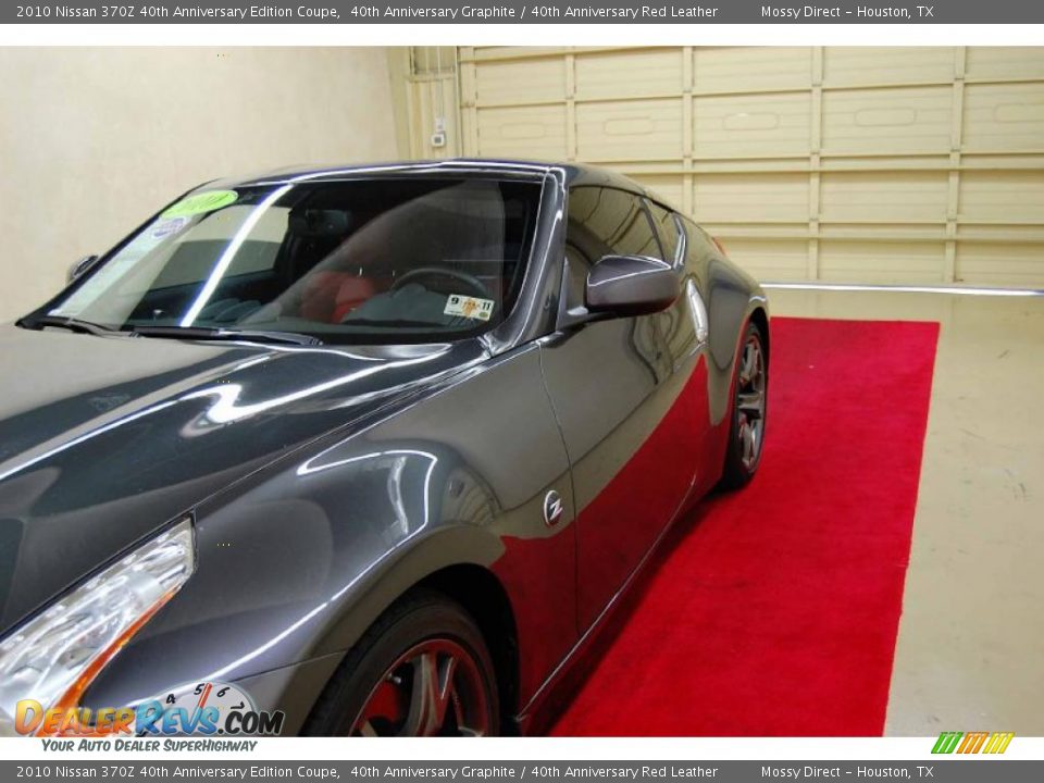 2010 Nissan 370Z 40th Anniversary Edition Coupe 40th Anniversary Graphite / 40th Anniversary Red Leather Photo #11