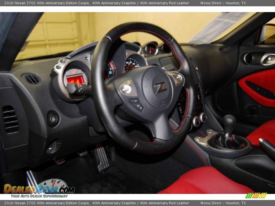 40th Anniversary Red Leather Interior - 2010 Nissan 370Z 40th Anniversary Edition Coupe Photo #16