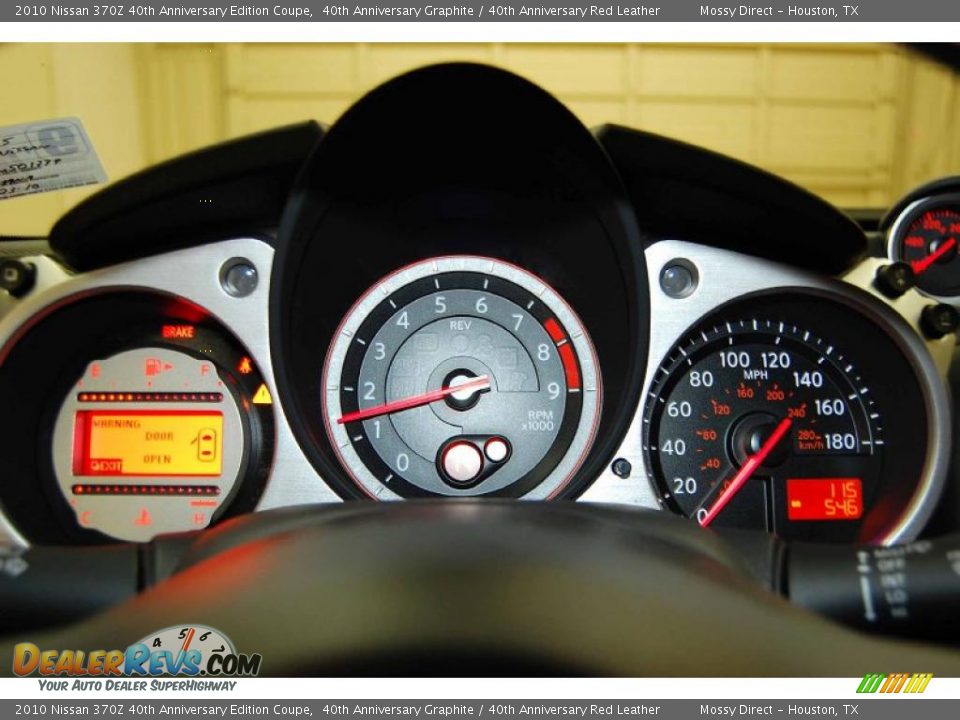 40th Anniversary Red Leather Interior - 2010 Nissan 370Z 40th Anniversary Edition Coupe Photo #26