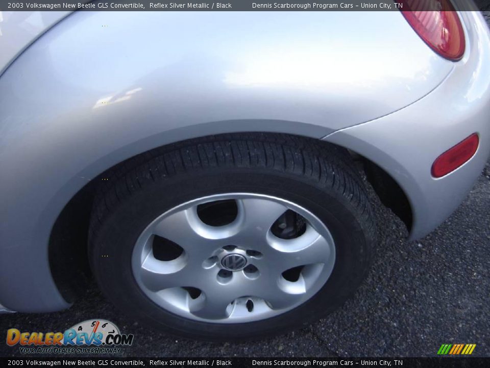2003 Volkswagen New Beetle GLS Convertible Reflex Silver Metallic / Black Photo #5
