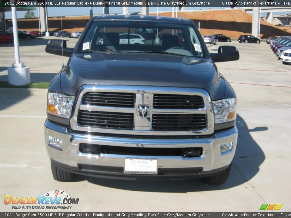 2011 Dodge Ram 3500 HD SLT Regular Cab 4x4 Dually Mineral Gray Metallic / Dark Slate Gray/Medium Graystone Photo #8