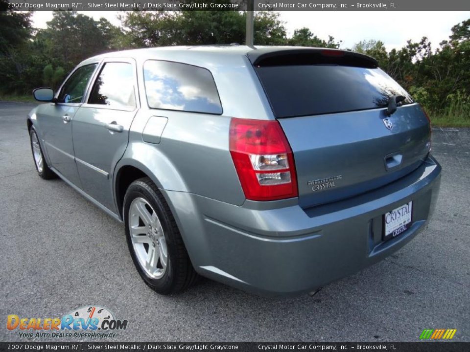 2007 Dodge Magnum R/T Silver Steel Metallic / Dark Slate Gray/Light Graystone Photo #3