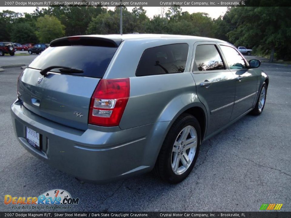 2007 Dodge Magnum R/T Silver Steel Metallic / Dark Slate Gray/Light Graystone Photo #13