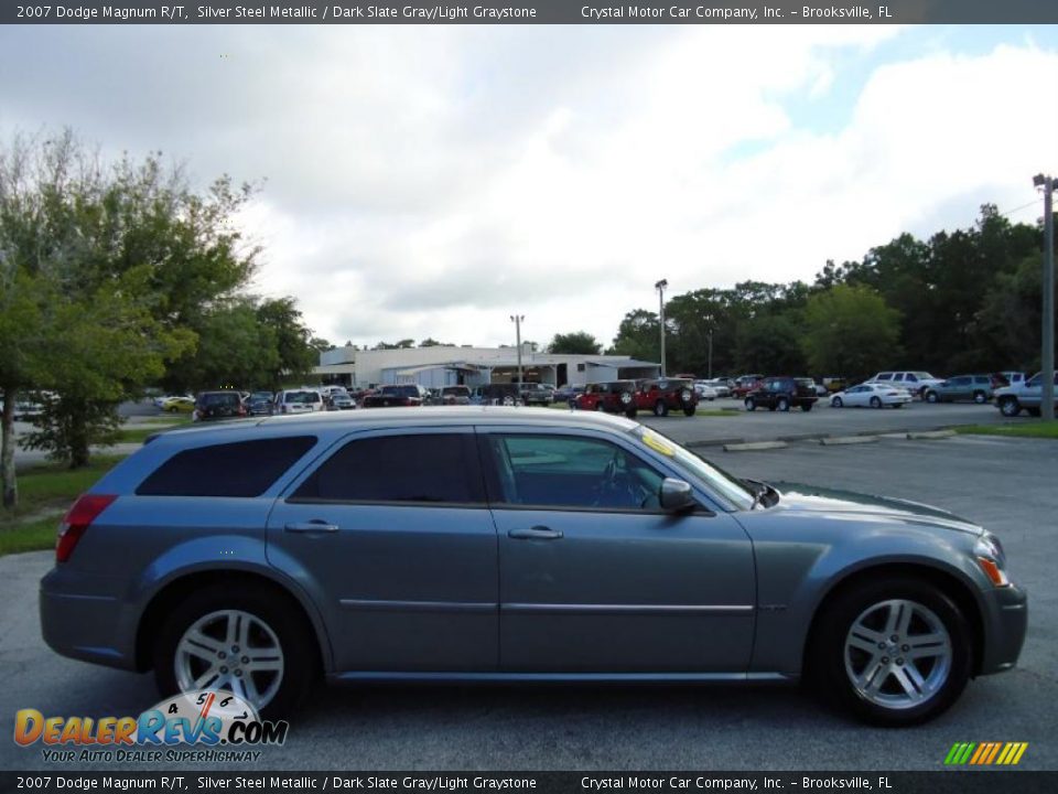 2007 Dodge Magnum R/T Silver Steel Metallic / Dark Slate Gray/Light Graystone Photo #14