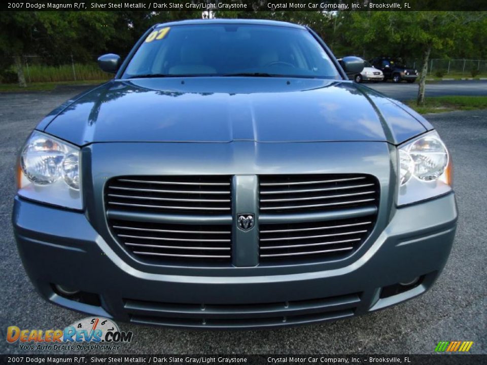 2007 Dodge Magnum R/T Silver Steel Metallic / Dark Slate Gray/Light Graystone Photo #23