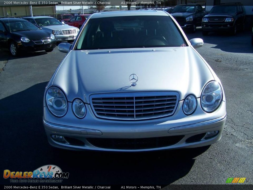 2006 Mercedes-Benz E 350 Sedan Brilliant Silver Metallic / Charcoal Photo #3