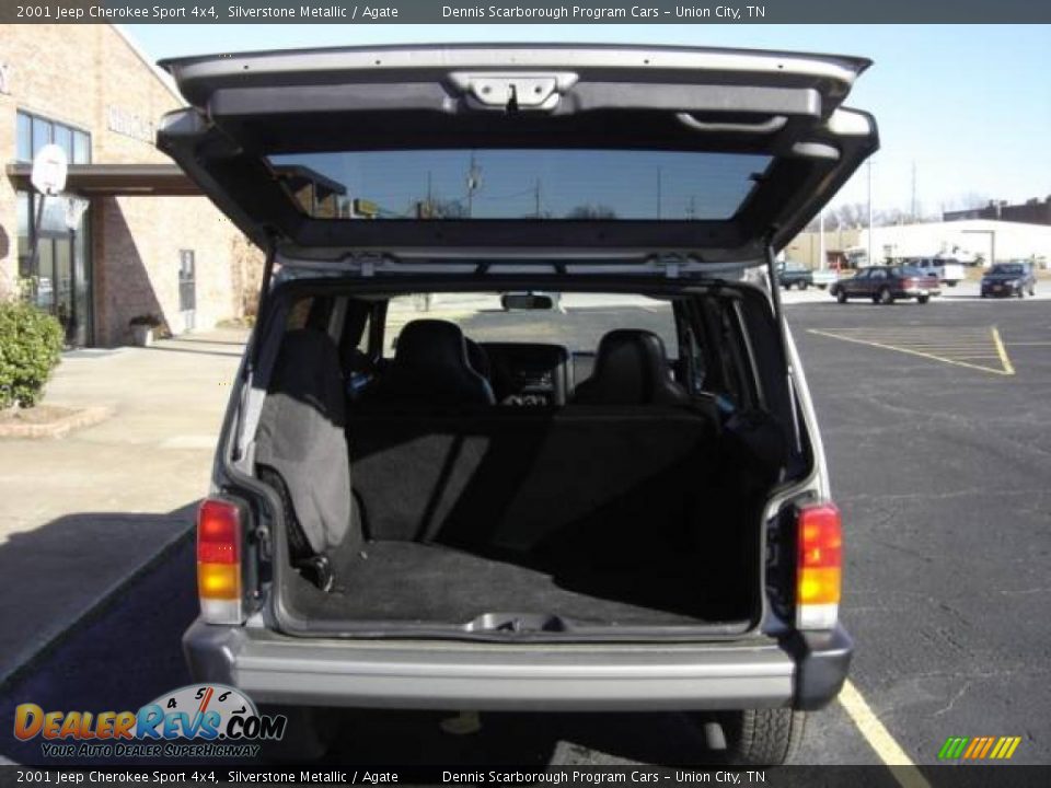 2001 Jeep Cherokee Sport 4x4 Silverstone Metallic / Agate Photo #8