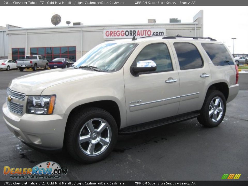 2011 Chevrolet Tahoe LTZ Gold Mist Metallic / Light Cashmere/Dark Cashmere Photo #1