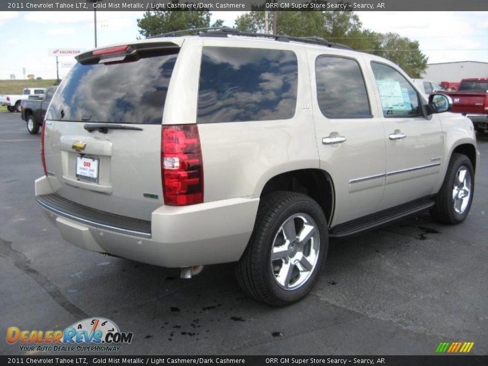 2011 Chevrolet Tahoe LTZ Gold Mist Metallic / Light Cashmere/Dark Cashmere Photo #4